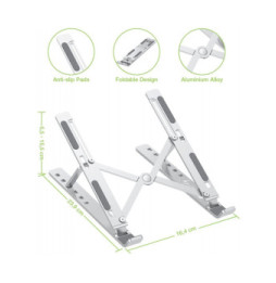Techly 364255 Podstawka pod laptopa 16" składana