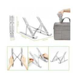 Techly 364255 Podstawka pod laptopa 16" składana