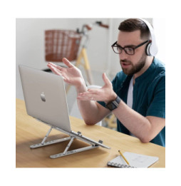 Techly 364255 Podstawka pod laptopa 16" składana