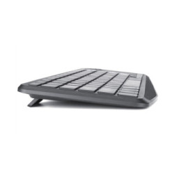 Klawiatura bezprzewodowa Bluetooth 2.4GHz USB touchpad LED