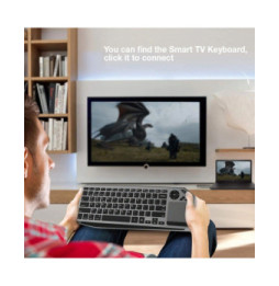 Klawiatura bezprzewodowa Bluetooth 2.4GHz USB touchpad LED