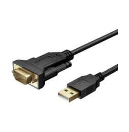 Konwerter USB na RS232/DB9 M/M na kablu 1.5m Polybags