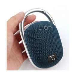 Głośnik Bluetooth 5.3, 5W TWS, LED USB MicroSD MP3 niebieski