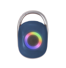 Głośnik Bluetooth 5.3, 5W TWS, LED USB MicroSD MP3 niebieski