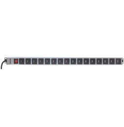Listwa zasilająca 19' pionowa X16 - gniazda USB typu A