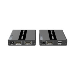 Extender KVM HDMI/USB 1080p60Hz do 60m po skrętce Kat6 PoC