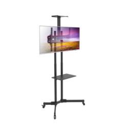Techly 364477 Wózek do telewizora 37-70" z półkami AV