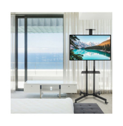 Techly 364477 Wózek do telewizora 37-70" z półkami AV