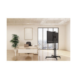 Techly 364477 Wózek do telewizora 37-70" z półkami AV