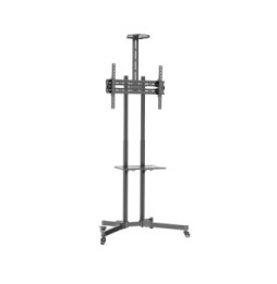 Techly 364477 Wózek do telewizora 37-70" z półkami AV