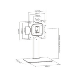 Stojak TV podstawa pod telewizor monitor 23"-43" skrętna