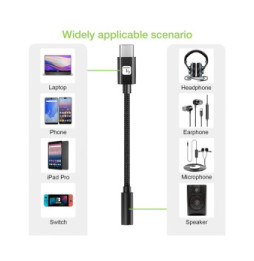 Techly 367973 Adapter audio USB-C do mini Jack 3.5mm DAC