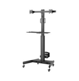 Techly 107463 Wózek do 2 monitorów LED/LCD 13-32" z uchwytem na PC