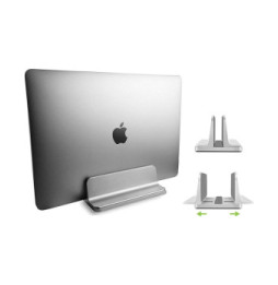 Techly 368970 Pionowy regulowany stojak na laptopa notebooka
