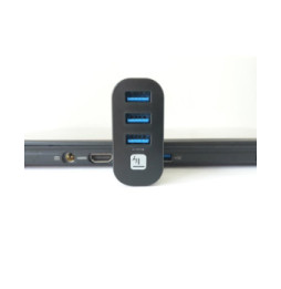 Hub USB 3.0 3-portowy z obrotowym wtykiem USB-A