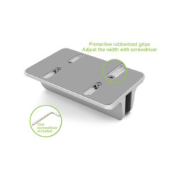 Techly 368970 Pionowy regulowany stojak na laptopa notebooka