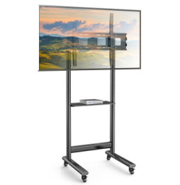 Techly 367843 Wózek do telewizora 50-90" z półką AV