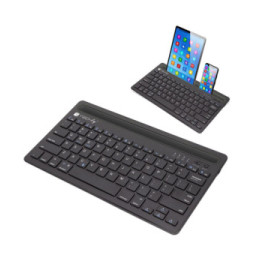 Techly 367898 Klawiatura Bluetooth 2-Kanałowa z Uchwytem Telefonu