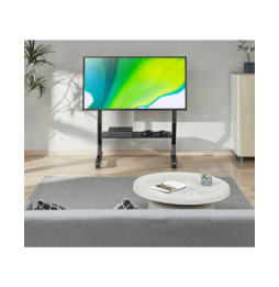Techly 366983 Wózek do telewizora 45-90" z półką AV