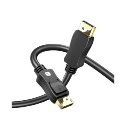 Techly 368123 Kabel DisplayPort 2.1 4K*120Hz 2m czarny
