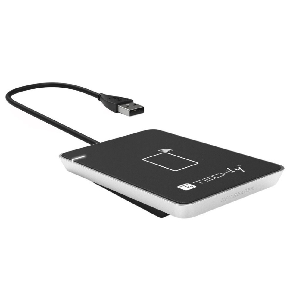 Techly 367324 Czytnik kart zbliżeniowych NFC RFID na USB