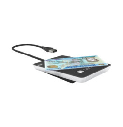 Techly 367324 Czytnik kart zbliżeniowych NFC RFID na USB