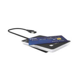 Techly 367324 Czytnik kart zbliżeniowych NFC RFID na USB