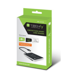 Techly 367324 Czytnik kart zbliżeniowych NFC RFID na USB