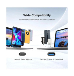 Techly 367911 Kabel USB 3.2 Gen2 Typ-C/A 12cm Płaski FPC