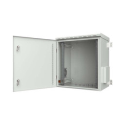 Szafa wisząca 12U Rack 19, IP55, pełne drzwi 600x450 szara