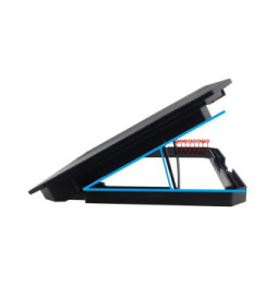 Techly 368734 Podstawka chłodąca pod laptopa 17" regulowana