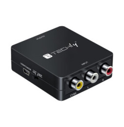 Techly 368475 Konwerter CVBS AV 3x RCA na HDMI 1080p