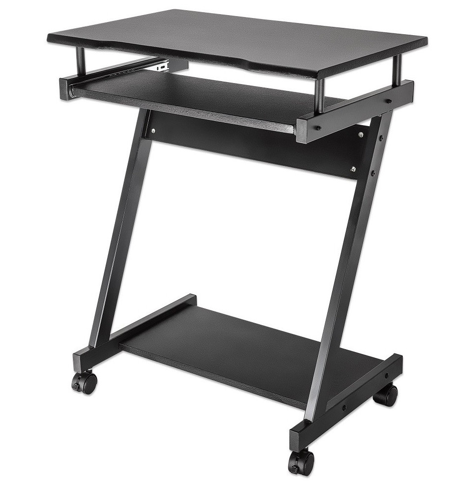 Techly 363661 Mobilne biurko komputerowe 59x37 cm czarne