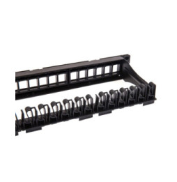 Patch Panel 24p Keystone UTP z 4 wyjmowanymi sekcjami po 6 portów