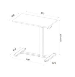 Techly 368765 Stolik pod laptopa z regulacją wysokości - B2B Netinet