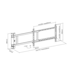 Techly 368697 Wieszak TV 32-75" ścienny elektryczny - B2B Netinet
