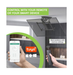 Techly 368680 Elektryczny uchwyt TV 32-70" sufitowy - B2B Netinet