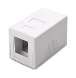 Obudowa natynkowa na 1 moduł Keystone RJ45 lub RJ11/12