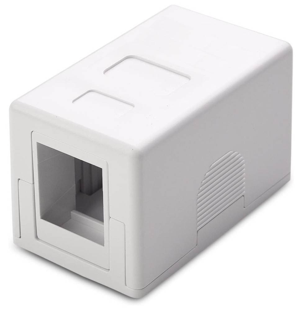 Obudowa natynkowa na 1 moduł Keystone RJ45 lub RJ11/12