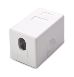 Obudowa natynkowa na 1 moduł Keystone RJ45 lub RJ11/12