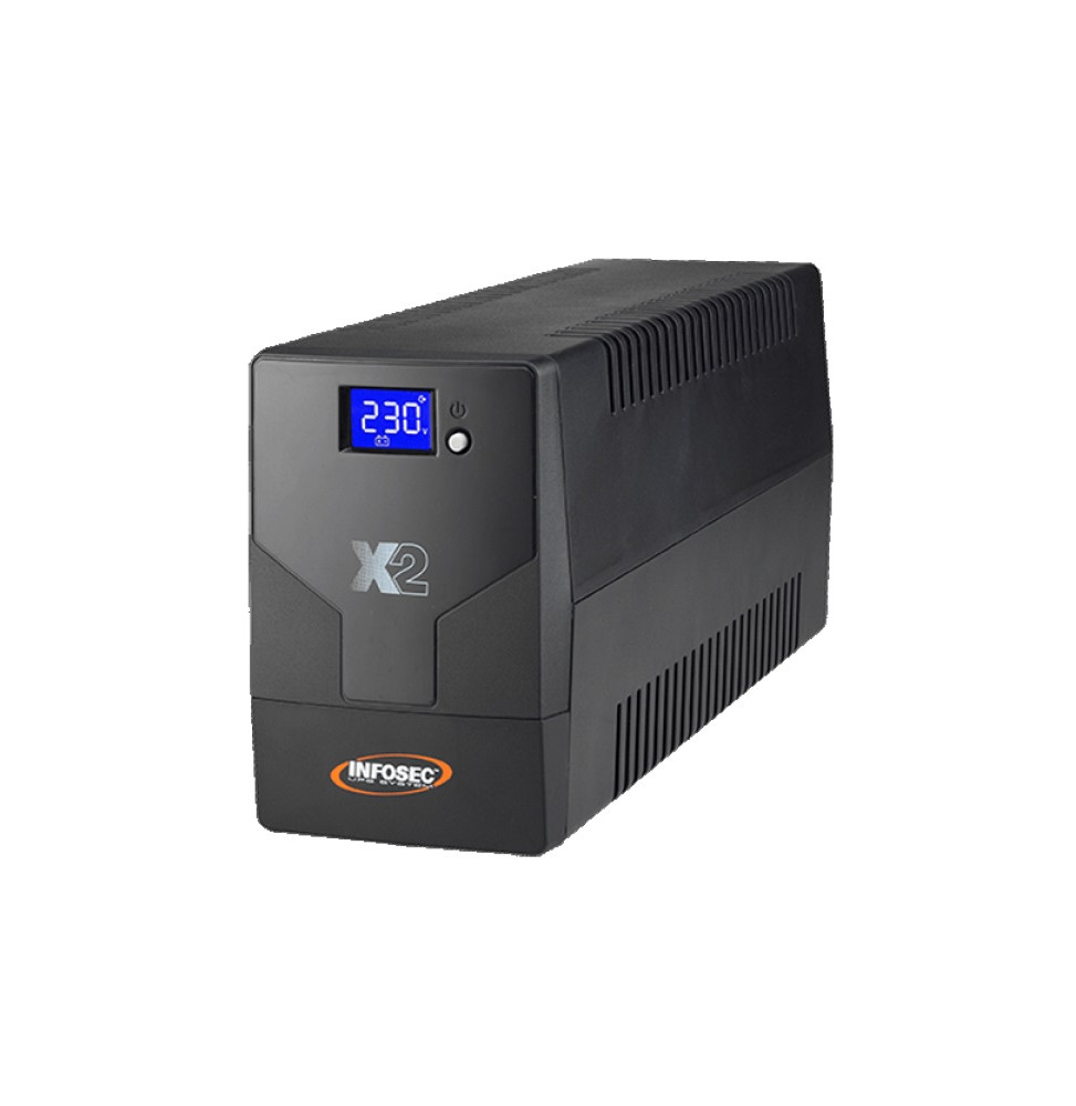 Zasilacz awaryjny UPS Infosec X2 LCD Touch 700, 700VA, 360W
