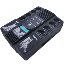 Zasilacz awaryjny UPS Infosec Zen-X 1000, 1000VA, 600W