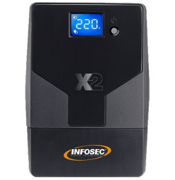 Zasilacz awaryjny UPS Infosec X2 LCD Touch 1000, 1000VA, 480W
