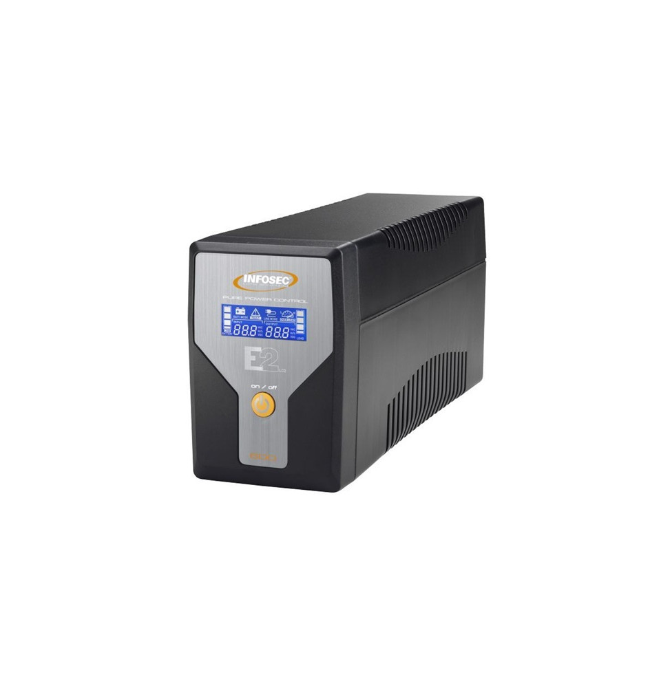 Zasilacz awaryjny UPS E2 LCD 600, 600VA, 360W, 4x C13