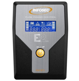 Zasilacz awaryjny UPS Infosec E2 LCD 600 600VA 360W 4x C13