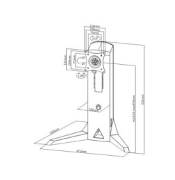 Ramię biurko lcd 17-32' stand