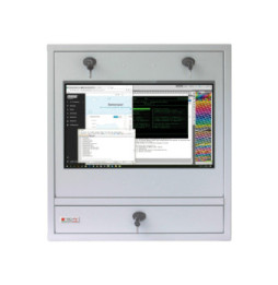 Techly 105780 Szafa na komputer przemysłowy i monitor dotykowy 22"