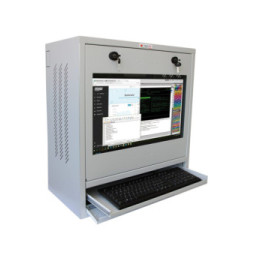 Techly 105780 Szafa na komputer przemysłowy i monitor dotykowy 22"