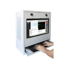 Techly 105780 Szafa na komputer przemysłowy i monitor dotykowy 22"