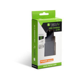 Techly 362800 Sieciowa ładowarka USB 5V 2.4A 12W